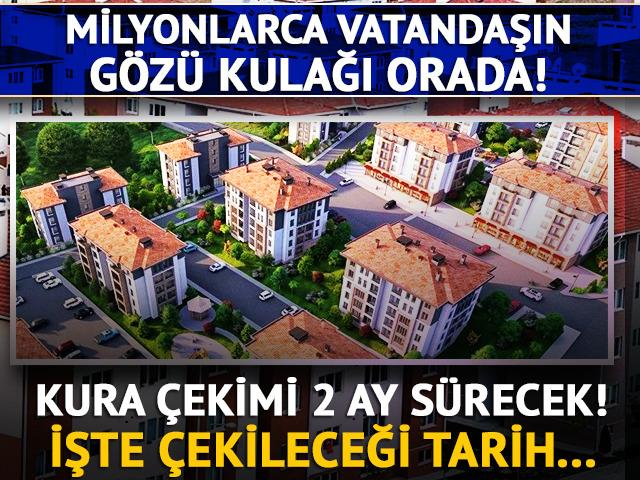 TOKİ kuraları ne zaman &ccedil;ekilecek? TOKİ 500 bin konut kura sonu&ccedil;ları ne zaman belli olacak?