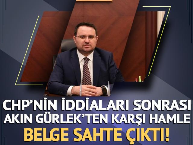Akın G&uuml;rlek'ten CHP'nin iddiaları sonrası su&ccedil; duyurusu! TC kimlik numarası detayı