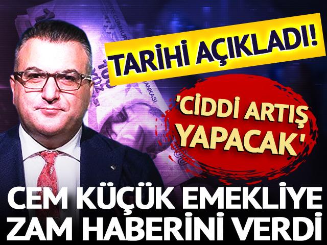 Cem K&uuml;&ccedil;&uuml;k emekliye zam haberini verdi
