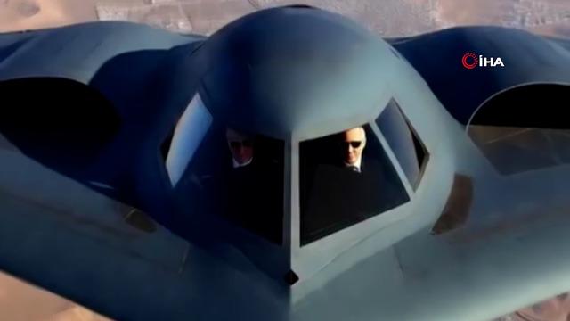 İsrail'den İran'a gönderme: Trump ve Netanyahu bombardıman uçağında! 