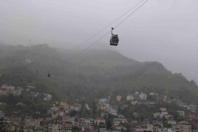 Ordu&rsquo;nun &lsquo;seyir terasında&rsquo; sis g&uuml;zelliği 1