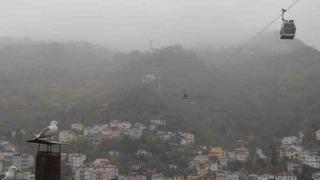 Ordu’nun ‘seyir terasında’ sis güzelliği