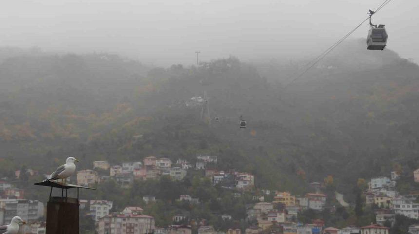 Ordu&rsquo;nun &lsquo;seyir terasında&rsquo; sis g&uuml;zelliği