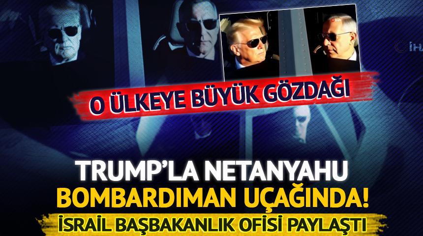 İsrail'den İran'a g&ouml;nderme: Trump ve Netanyahu bombardıman u&ccedil;ağında! 