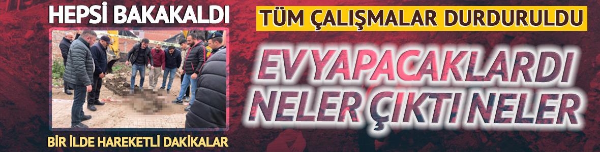 Site kazısında bulundu, t&uuml;m &ccedil;alışmalar hemen durduruldu! Ev yapacaklardı neler neler bulundu