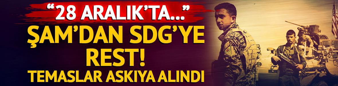 Şam y&ouml;netimi duyurdu: "SDG ile temasları askıya aldık" 