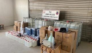 1,5 milyon lira değerinde ka&ccedil;ak etil alkol ele ge&ccedil;irildi