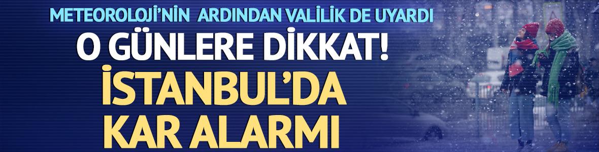 İstanbul Valiliği uyardı! Kar ve soğuk hava dalgası geliyor