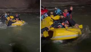 Otomobil Zap Suyu'na yuvarlandı: Kayıp kişiler aranıyor