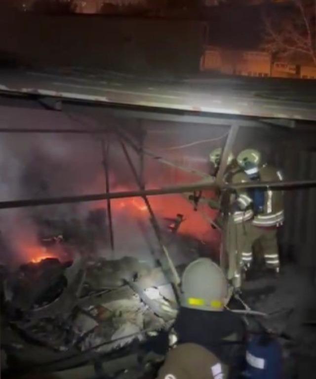 Kahramanmaraş&rsquo;ta iş yeri yangını 1