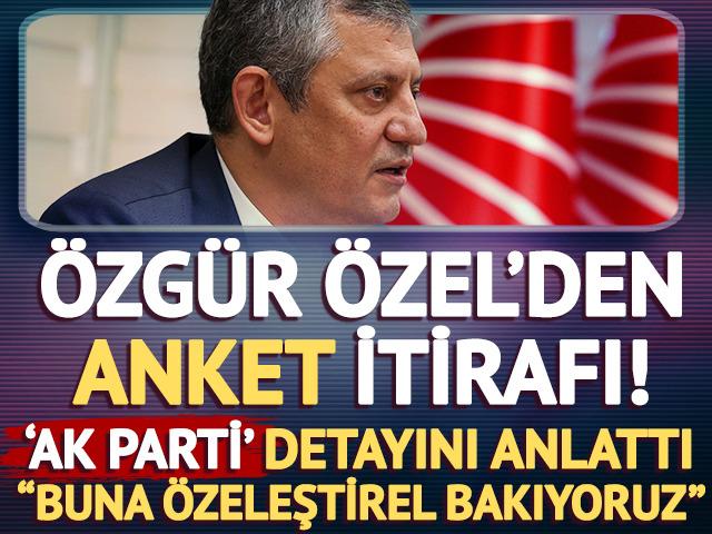 &Ouml;zg&uuml;r &Ouml;zel&rsquo;den anket itirafı! &lsquo;AK Parti&rsquo; detayını anlattı: &ldquo;Buna &ouml;zeleştirel bakıyoruz&rdquo;