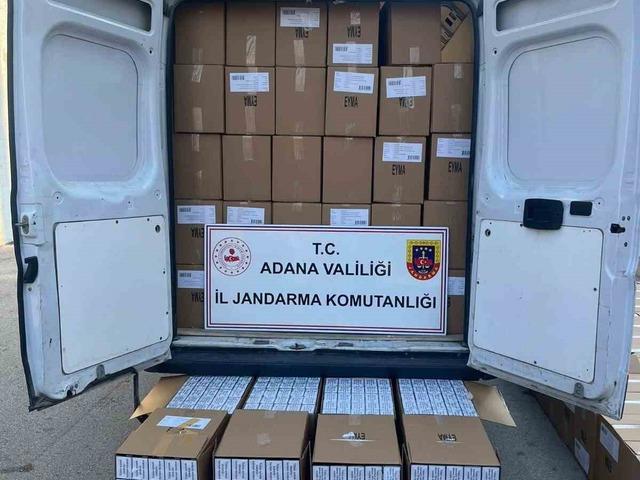 Adana&rsquo;da 2 milyon 270 bin adet ka&ccedil;ak makaron ele ge&ccedil;irildi