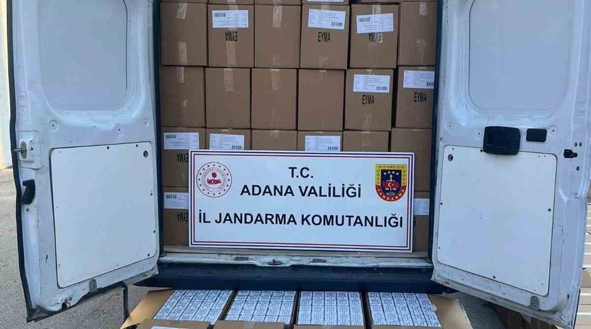 Adana&rsquo;da 2 milyon 270 bin adet ka&ccedil;ak makaron ele ge&ccedil;irildi