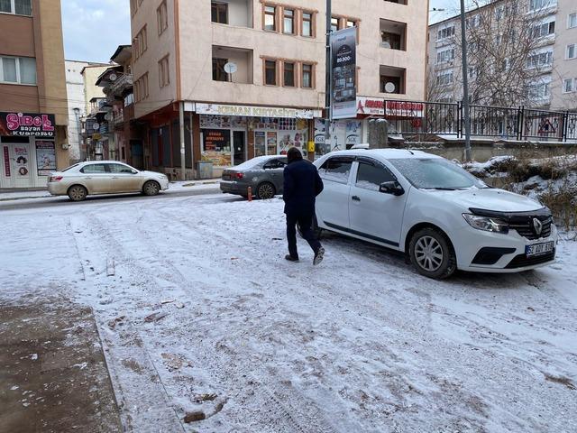 Kars ve Ardahan da kar etkili oldu 1