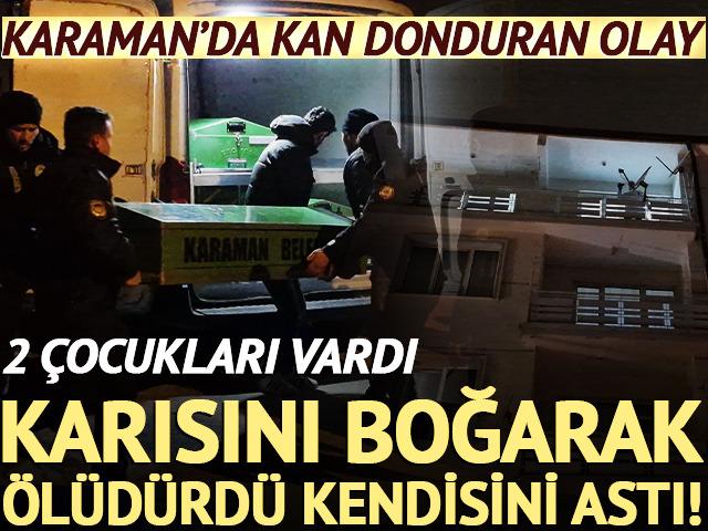 Boşanma aşamasındaki karısını &ouml;ld&uuml;r&uuml;p intihar etti!