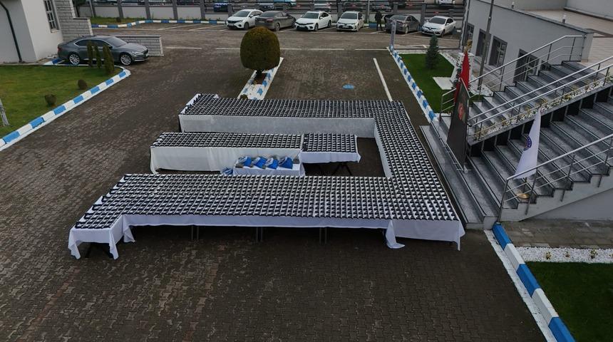 D&uuml;zce'de silah ka&ccedil;ak&ccedil;ılığı operasyonunda yakalanan 6 ş&uuml;pheli adliyede