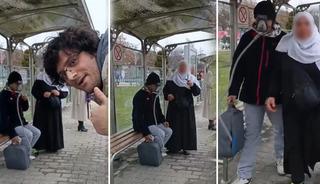 'Dilencilik' iddiası tramvayda tartışmaya d&ouml;n&uuml;şt&uuml;!