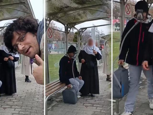 'Dilencilik' iddiası tramvayda tartışmaya d&ouml;n&uuml;şt&uuml;!