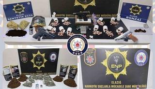 Elazığ&rsquo;da uyuşturucu operasyonu: 19 tutuklama