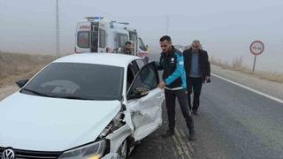 Elazığ’da sis kazaya neden oldu: 1 yaralı