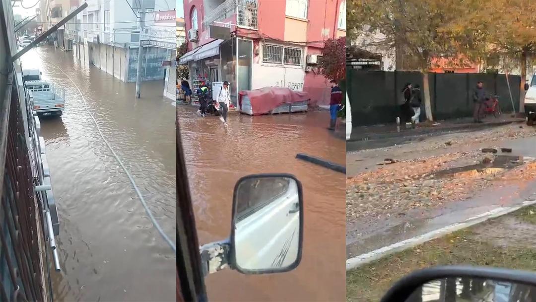 Yol &ccedil;&ouml;kt&uuml;, evleri su bastı, mahalleler sular altında kaldı! Adana dan korkun&ccedil; g&ouml;r&uuml;nt&uuml;ler 1