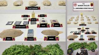Mardin’de uyuşturucu operasyonunda 5 şüpheli tutuklandı