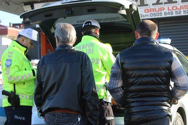 Ordu&rsquo;da polis ekiplerinden trafik denetimleri 6