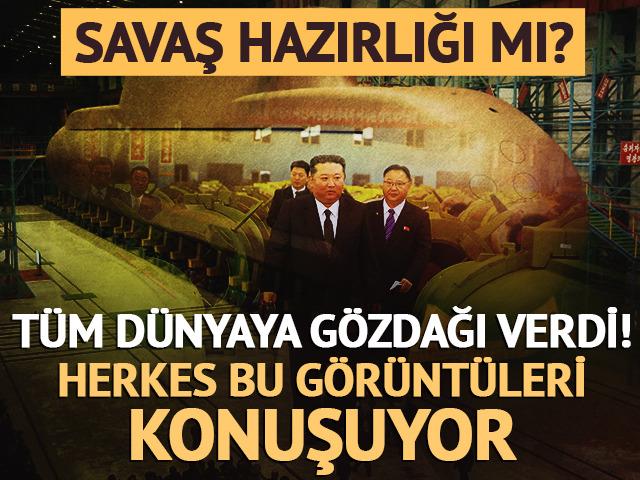 Savaş hazırlığı mı? Kuzey Kore t&uuml;m d&uuml;nyaya g&ouml;zdağı verdi! Herkes bu g&ouml;r&uuml;nt&uuml;leri konuşuyor