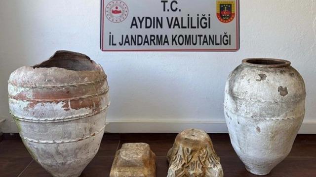 Aydın'da tarihi eser operasyonu