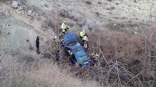 Ankara'da devrilen otomobildeki 1'i iki aylık bebek 3 kişi hayatını kaybetti
