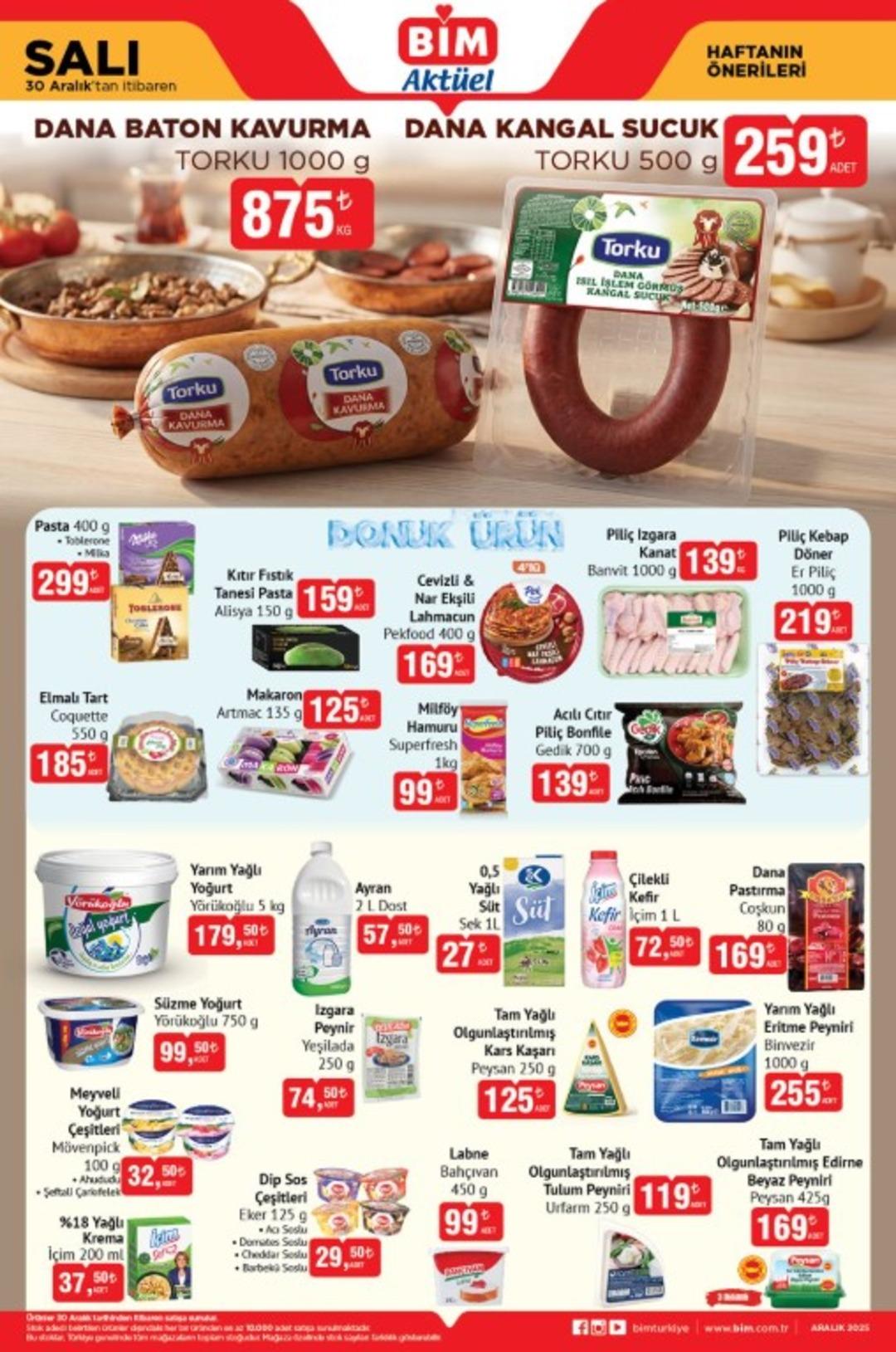 30 Aralık 2025 BİM Aktüel Haftanın Önerileri kataloğu yayınlandı! 2