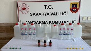 Sakarya'da sahte içki operasyonunda 6 şüpheli yakalandı