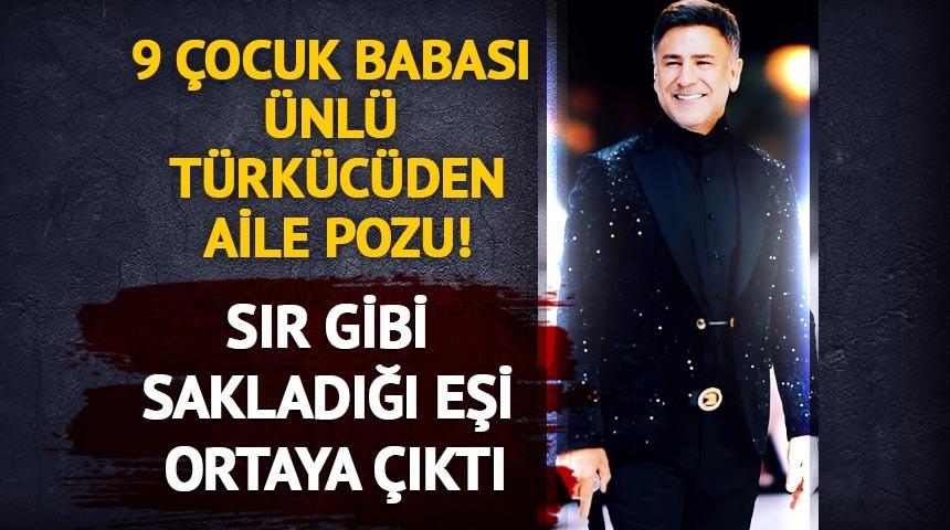 9 &ccedil;ocuk babası İzzet Yıldızhan'dan aile pozu! Sır gibi sakladığı eşi ortaya &ccedil;ıktı