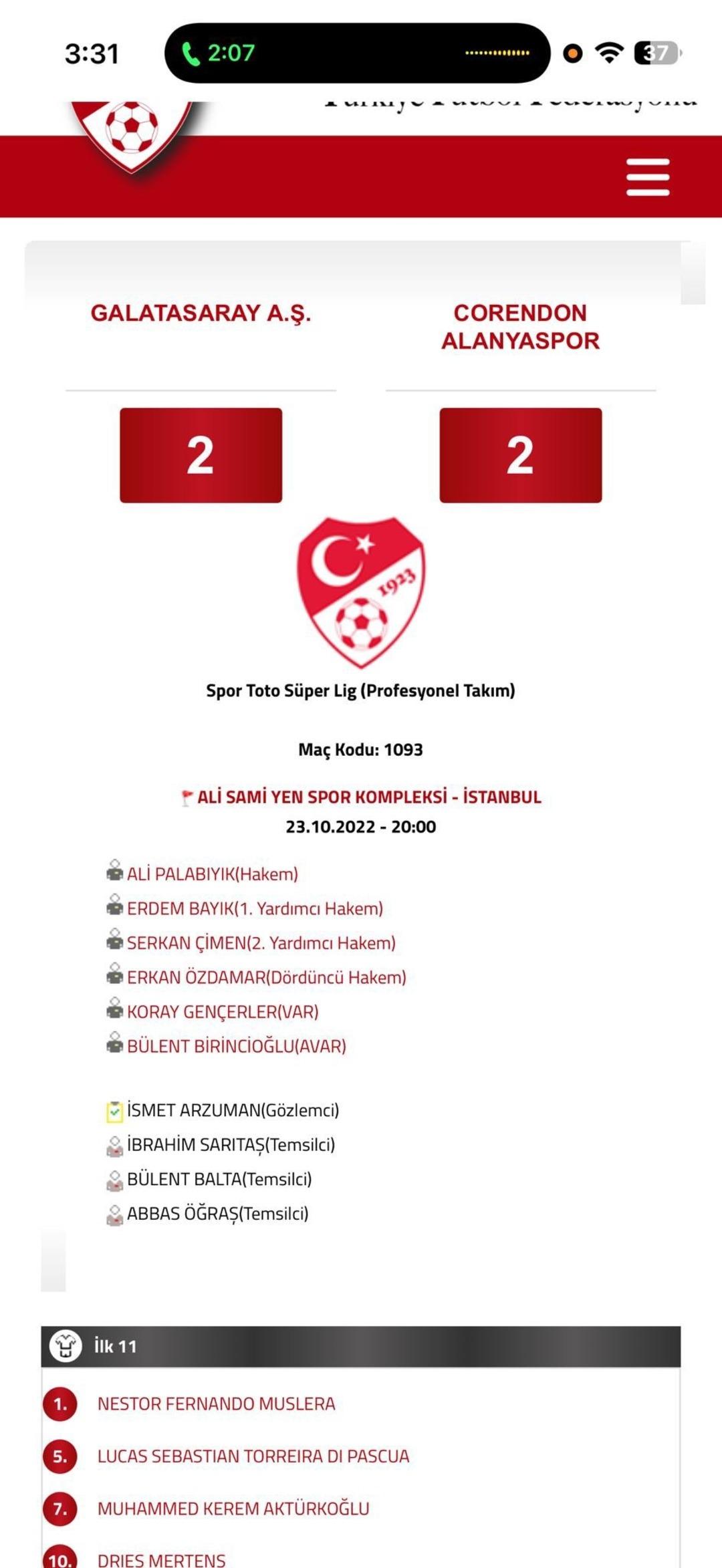 PFDK ya sevk edilen Ali Palabıyık bahis oynadığı iddia edilen ma&ccedil;ları paylaştı! Fenerbah&ccedil;e-Sivassspor da listede 6