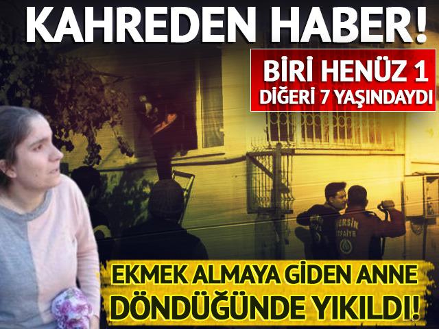 Kahreden olay! Kardeşlerden biri hen&uuml;z 1, diğeri 7 yaşındaydı
