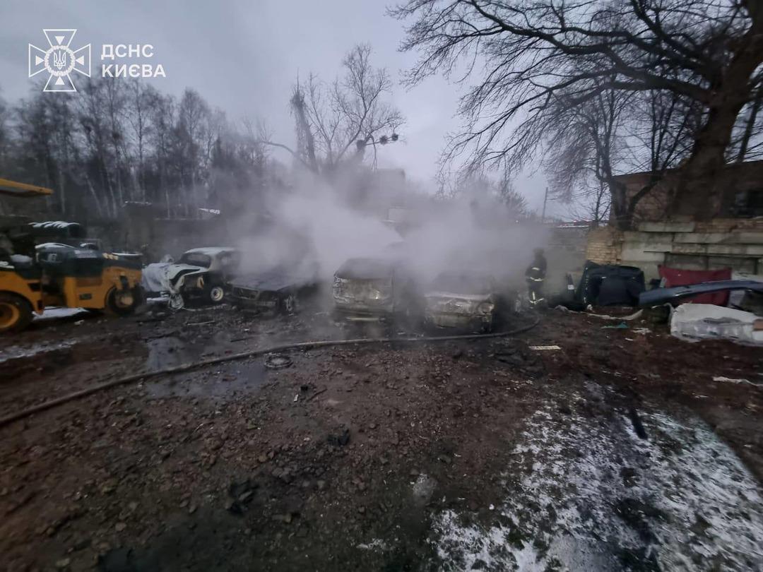 Kiev cehennemi! Rusya 500 İHA ile saldırdı: Kentten dumanlar yükseliyor! 1