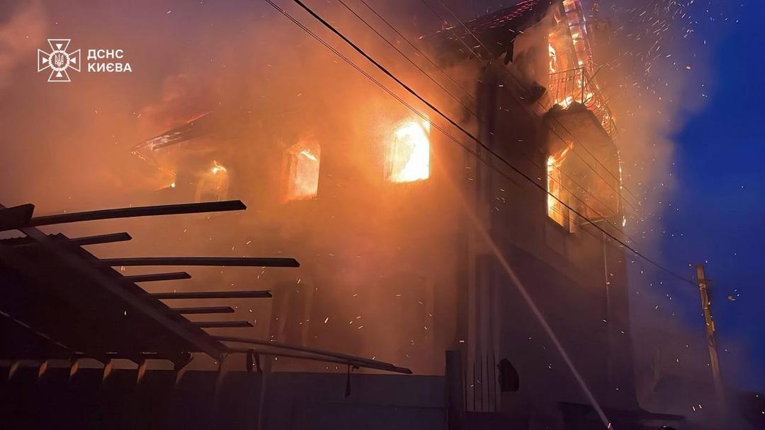 Kiev cehennemi! Rusya 500 İHA ile saldırdı: Kentten dumanlar yükseliyor! 4