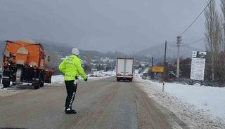 Domani&ccedil;&rsquo;te mevsimin ilk karı etkili oldu