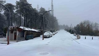 Boztepe beyaz gelinliğini giydi