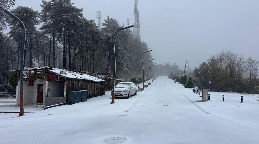 Boztepe beyaz gelinliğini giydi