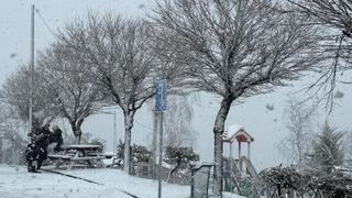 Ordu’nun seyir terası Boztepe beyaza büründü