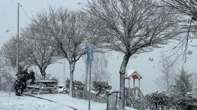 Ordu’nun seyir terası Boztepe beyaza büründü