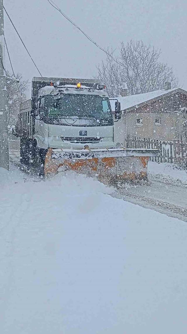 Bolu&rsquo;da kar seferberliği: Kapalı k&ouml;y yolu yok 2