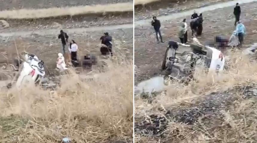 Muş'ta zincirleme trafik kazası: 1 &ouml;l&uuml;, 2 yaralı