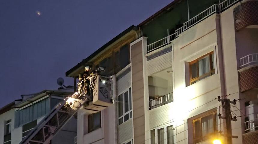 Ankara'da apartmanda yangın! Ekipler sevk edildi