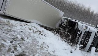 Kar yağışı kazayı beraberinde getirdi
