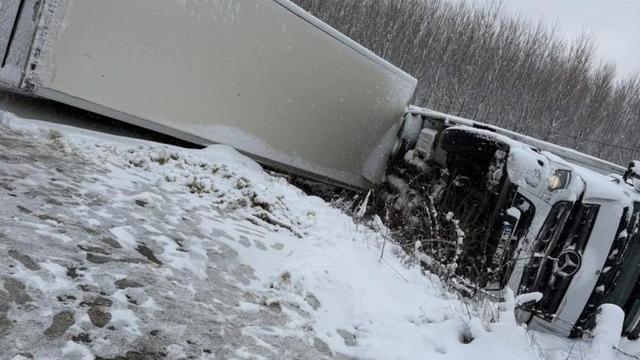 Kar yağışı kazayı beraberinde getirdi
