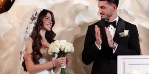 G&ouml;n&uuml;l Dağı'nın yıldızı milli futbolcuyla evlendi! D&uuml;ğ&uuml;ne &uuml;nl&uuml; isimler akın etti