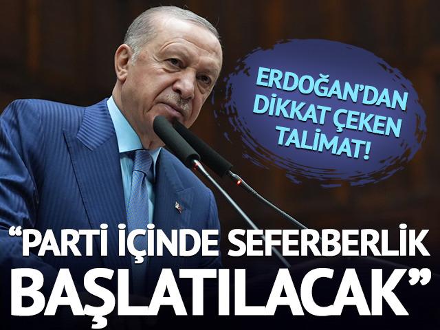 Cumhurbaşkanı Erdoğan talimatı verdi! Topyek&ucirc;n seferberlik başladı