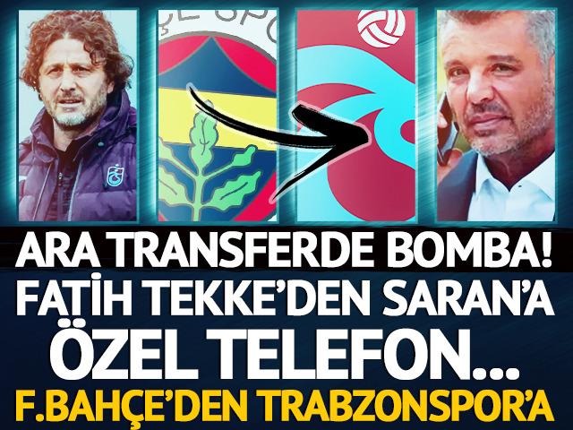 Ara transferde bomba! Trabzonspor Fenerbah&ccedil;e'den alıyor